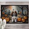 Edge Collections - 18" x 27" - Multicolor - Cavalier Spaniel Spooky Halloween Doormat Indoor Outdoor - 1 Piece